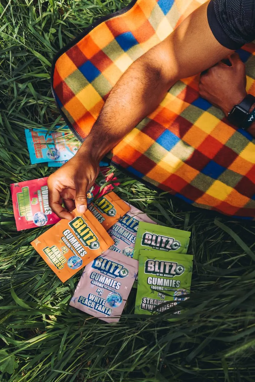 Blitz magic mushroom gummies by Mr. Mushies