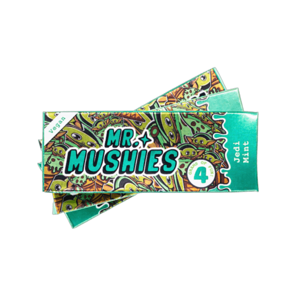 Jedi Mint magic mushroom chocolate bar by Mr. Mushies