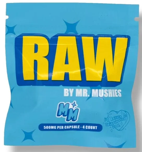 Raw psilocybin capsules by Mr. Mushies