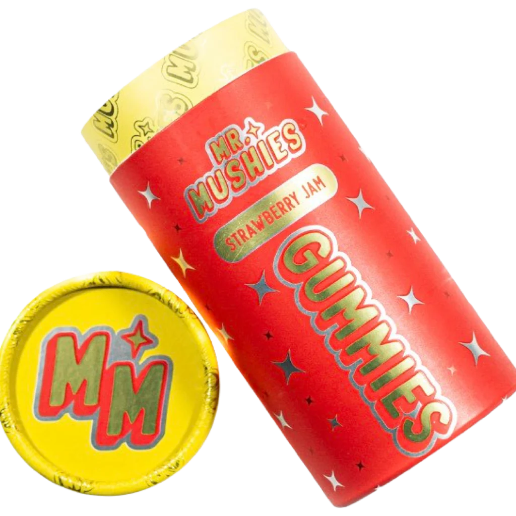 Strawberry Jam magic mushroom gummies by Mr. Mushies