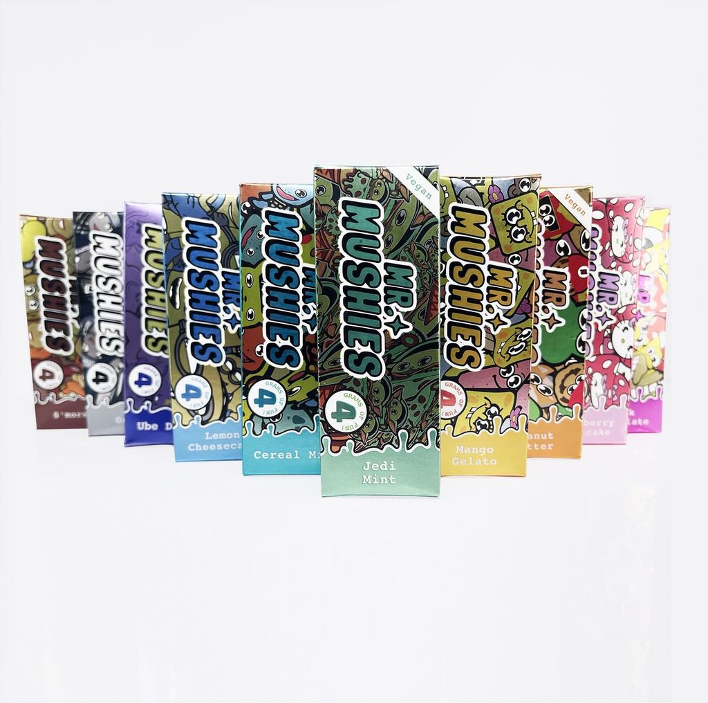 Mixed Match Deal of bulk magic mushroom chocolate bars by Mr. Mushies