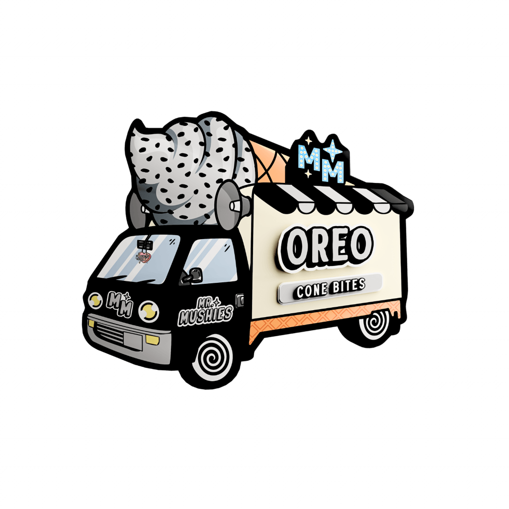 Oreo psilocybin chocolate cone bite by Mr. Mushies