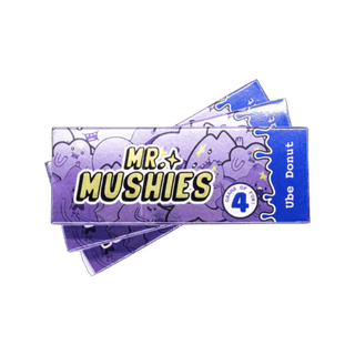 Ube Donut magic mushroom chocolate bar by Mr. Mushies